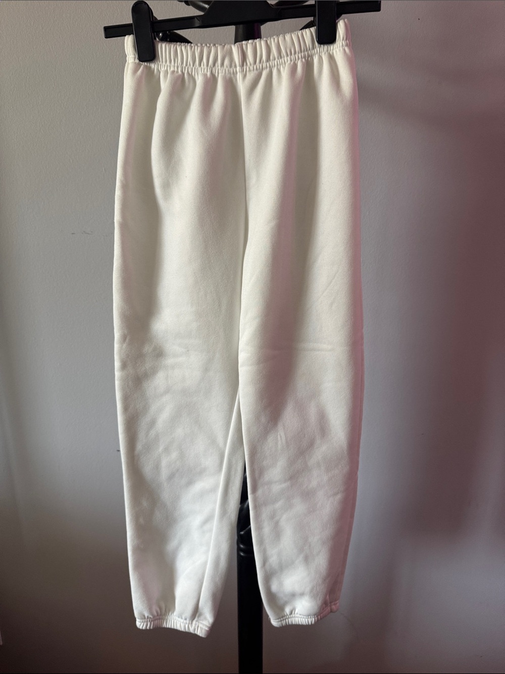 Kids White Elastic Waist Sweatpants 38.M